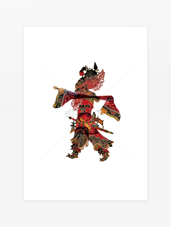 国粹皮影戏神仙形象