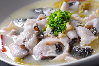 鱼片汤美食特写