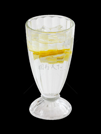 清新健康新鲜冰爽柠檬水